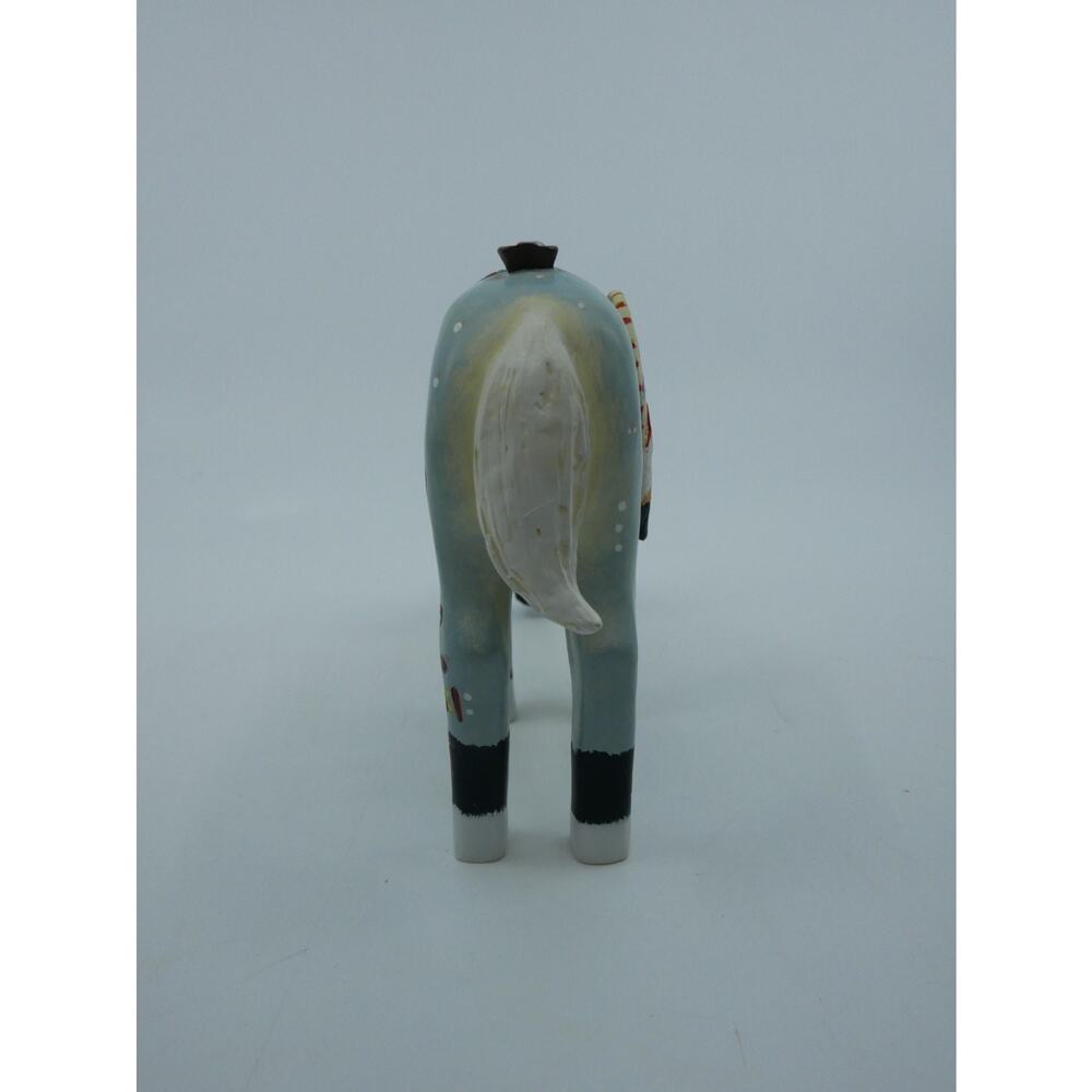 Robert Shields Story Teller Painted Horse Figure 4" Tall Dreamcatcher Arrow - Picture 4 of 16